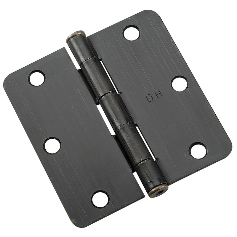 Full Mortise Butt Hinge - Size:3" - Finish:Oil Rubbed Bronze - Corner Type:1/4" Radius